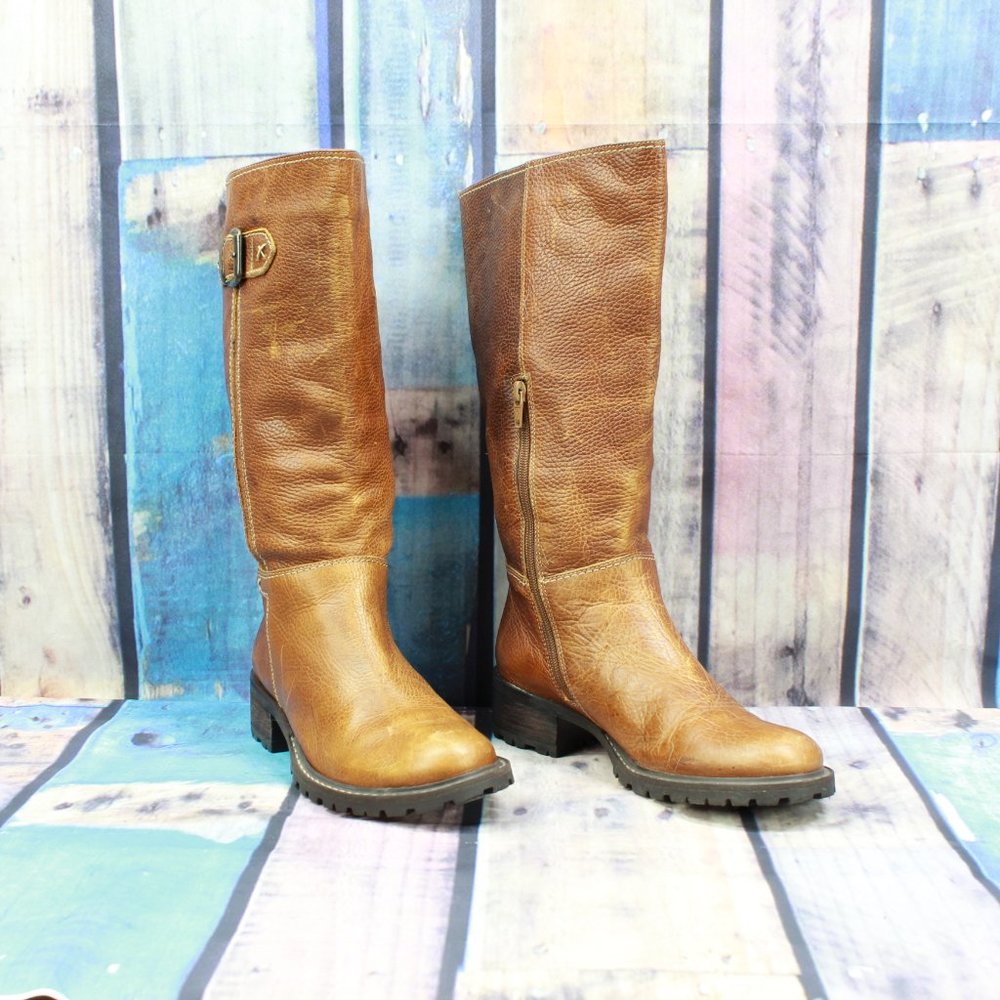 Naturalizer  Boots Brown Leather Size 7M - Picture 3 of 11